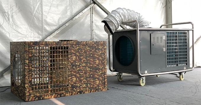 Condizionatore d'aria portatile militare telecomandato della tenda, unità all'aperto di CA della tenda di evento