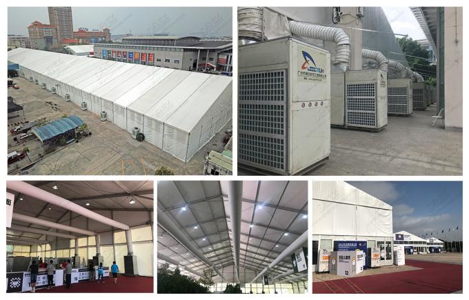 I sistemi di condizionamento d'aria della tenda del magazzino, evento all'aperto hanno canalizzato le unità di condizionamento d'aria