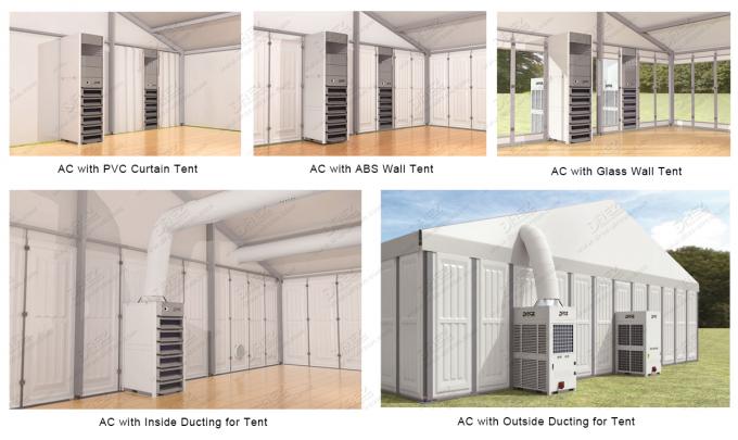 Condizionatore d'aria commerciale imballato, unità di condizionamento d'aria centrale della tenda di evento di 28 tonnellate