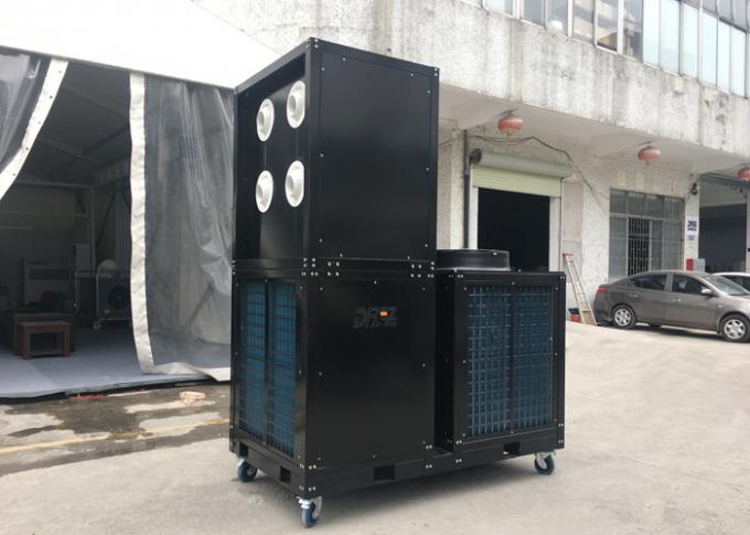Sistema di raffreddamento industriale nero di HVAC Temperary del portatile di Drez del condizionatore d'aria della tenda