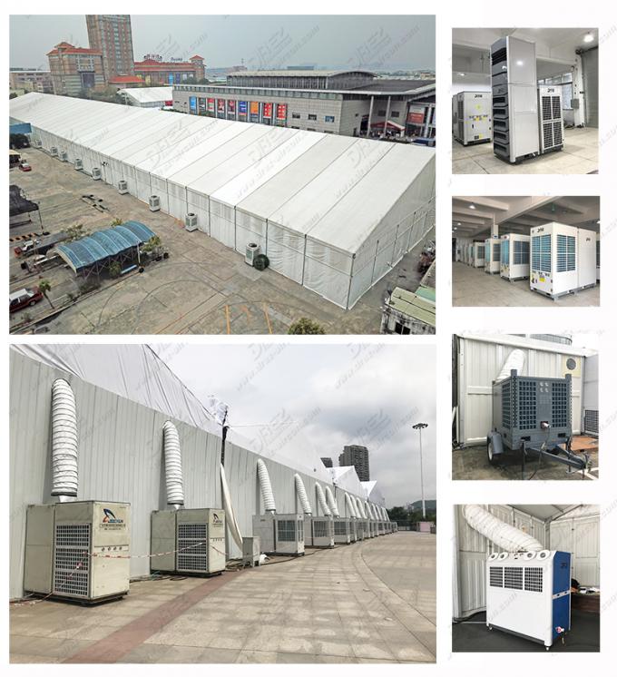 I refrigeratori della tenda della cupola geodetica e gli operatori temporanei/14 T dell'aria hanno canalizzato il condizionatore d'aria per gli eventi di mostra