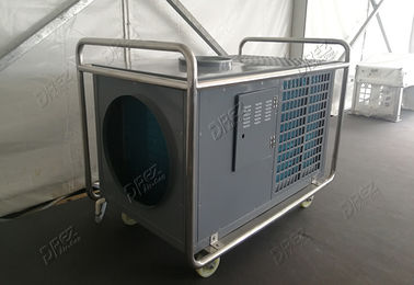 Porcellana Condizionatore d'aria portatile orizzontale all'aperto della tenda, dispositivo di raffreddamento di aria imballato temporaneo della tenda 4T fornitore