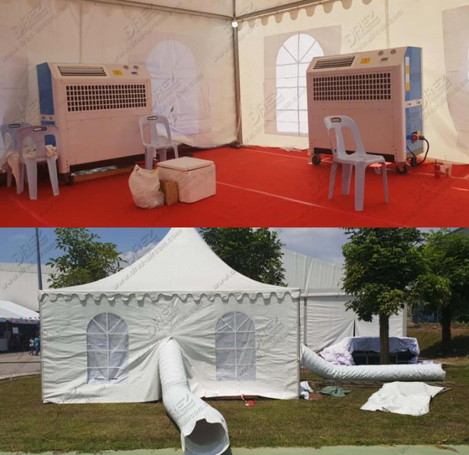 7.5HP condizionatore d'aria portatile della tenda da 6 tonnellate, unità portatile imballata di CA di eventi all'aperto