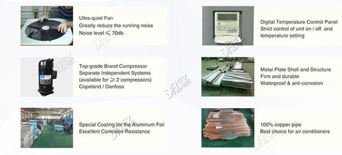 Nuovo condizionatore d'aria imballato all'aperto della tenda, pavimento che sta 33 l'unità di CA di tonnellata 30.6KW